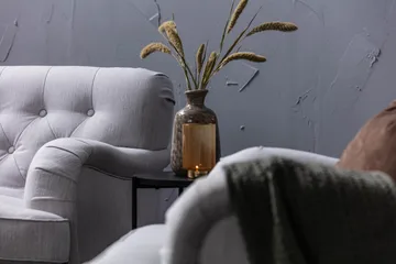 Howard Riviera Fåtölj med Fotpall - Linnegrå - Möbler - Fåtölj & stolar - Fåtölj - Howard fåtölj