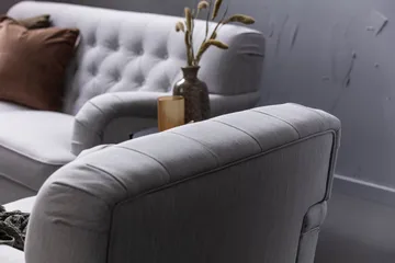 Howard Riviera Fåtölj med Fotpall - Linnegrå - Möbler - Fåtölj & stolar - Fåtölj - Howard fåtölj