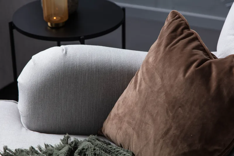 Howard Riviera Fåtölj med Fotpall - Linnegrå - Möbler - Fåtölj & stolar - Fåtölj - Howard fåtölj