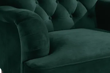 Howard Riviera Fåtölj med Fotpall - Mörkgrön - Möbler - Fåtölj & stolar - Fåtölj - Howard fåtölj