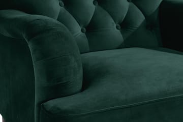 Howard Riviera Fåtölj med Fotpall - Mörkgrön - Möbler - Fåtölj & stolar - Fåtölj - Howard fåtölj