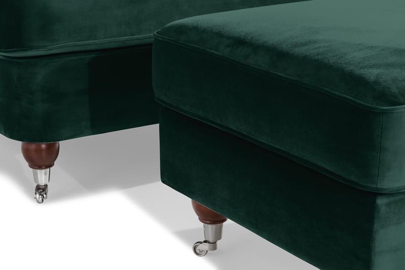 Howard Riviera Fåtölj med Fotpall - Mörkgrön - Möbler - Fåtölj & stolar - Fåtölj - Howard fåtölj