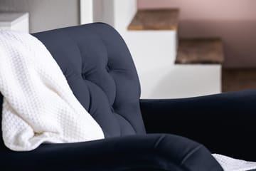 Howard Riviera Fåtölj med Fotpall - Midnattsblå - Möbler - Fåtölj & stolar - Fåtölj - Howard fåtölj