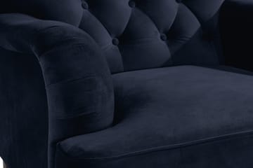 Howard Riviera Fåtölj med Fotpall - Midnattsblå - Möbler - Fåtölj & stolar - Fåtölj - Howard fåtölj