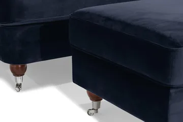 Howard Riviera Fåtölj med Fotpall - Midnattsblå - Möbler - Fåtölj & stolar - Fåtölj - Howard fåtölj