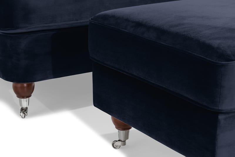 Howard Riviera Fåtölj med Fotpall - Midnattsblå - Möbler - Fåtölj & stolar - Fåtölj - Howard fåtölj