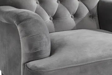 Howard Riviera Fåtölj med Fotpall - Silvergrå - Möbler - Fåtölj & stolar - Fåtölj - Howard fåtölj