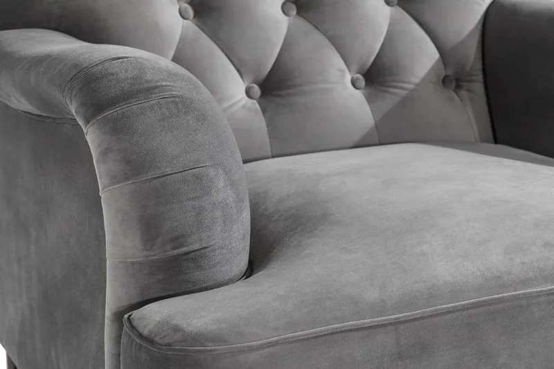 Howard Riviera Fåtölj med Fotpall - Silvergrå - Möbler - Fåtölj & stolar - Fåtölj - Howard fåtölj