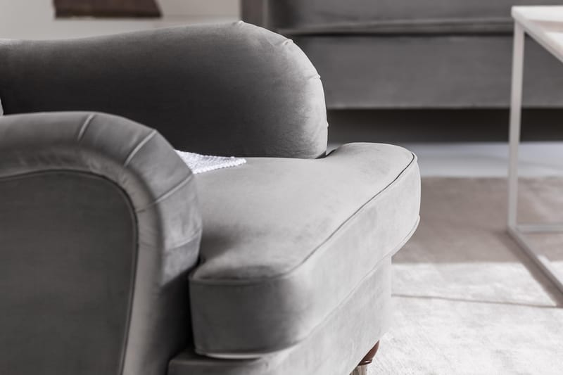 Howard Riviera Fåtölj med Fotpall - Silvergrå - Möbler - Fåtölj & stolar - Fåtölj - Howard fåtölj