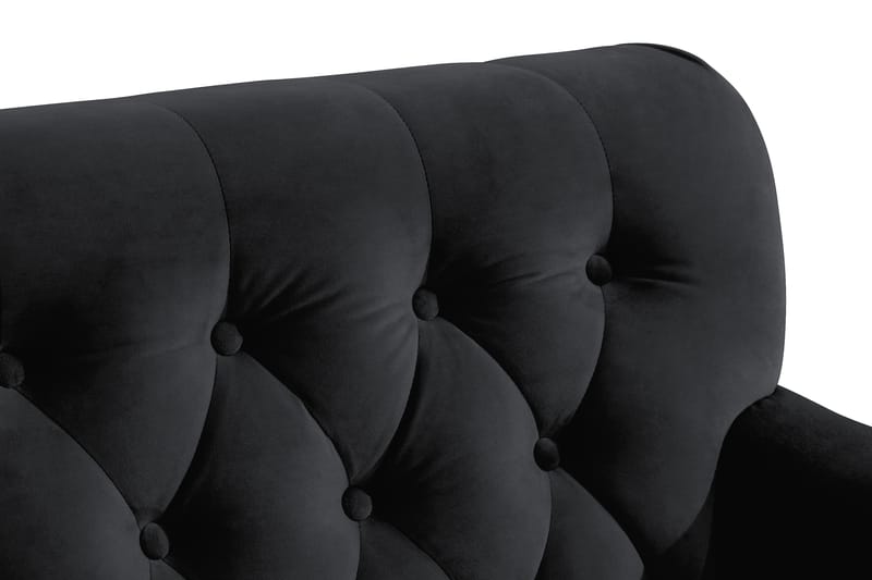 Howard Riviera Fåtölj med Fotpall - Svart - Möbler - Fåtölj & stolar - Fåtölj - Howard fåtölj