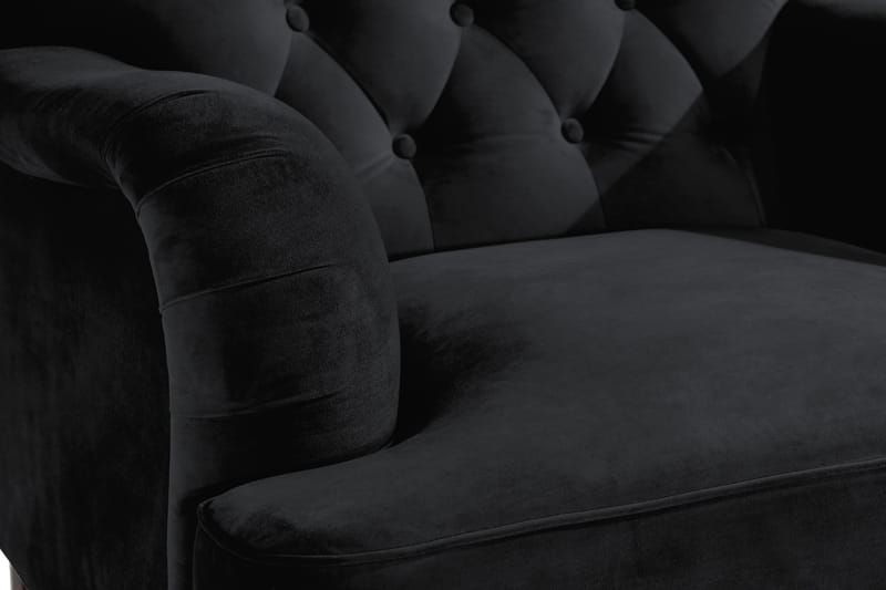 Howard Riviera Fåtölj med Fotpall - Svart - Möbler - Fåtölj & stolar - Fåtölj - Howard fåtölj