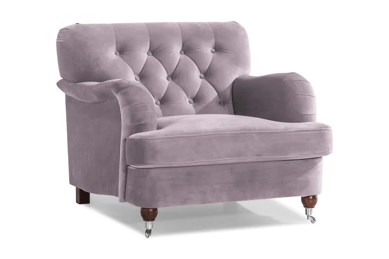 Howard Riviera Sammetsfåtölj, Lila