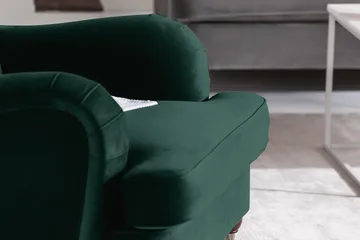 Howard Riviera Sammetsfåtölj - Mörkgrön - Möbler - Fåtölj & stolar - Fåtölj - Howard fåtölj