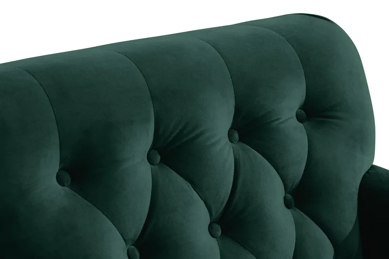 Howard Riviera Sammetsfåtölj - Mörkgrön - Möbler - Fåtölj & stolar - Fåtölj - Howard fåtölj