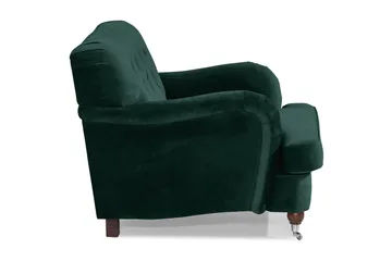 Howard Riviera Sammetsfåtölj - Mörkgrön - Möbler - Fåtölj & stolar - Fåtölj - Howard fåtölj