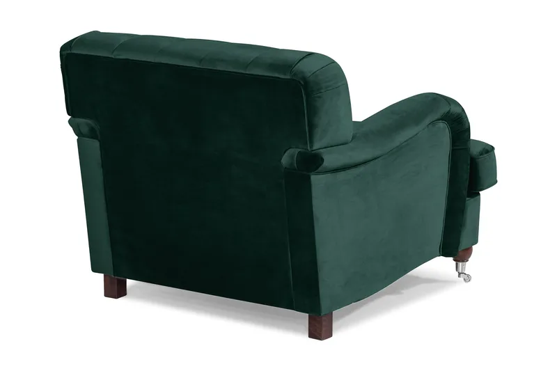 Howard Riviera Sammetsfåtölj - Mörkgrön - Möbler - Fåtölj & stolar - Fåtölj - Howard fåtölj