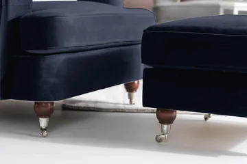 Howard Riviera Sammetsfåtölj - Midnattsblå - Möbler - Fåtölj & stolar - Fåtölj - Howard fåtölj