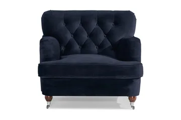 Howard Riviera Sammetsfåtölj - Midnattsblå - Möbler - Fåtölj & stolar - Fåtölj - Howard fåtölj