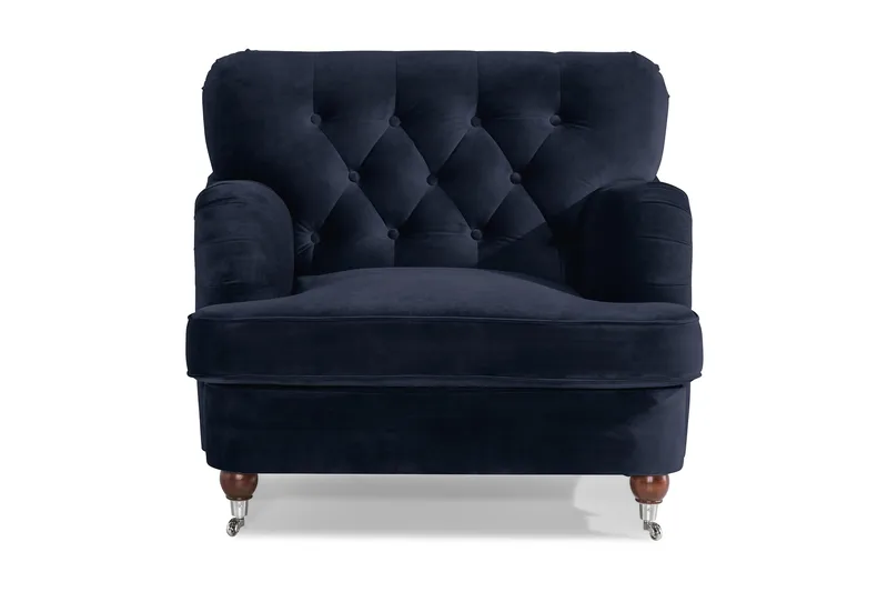 Howard Riviera Sammetsfåtölj - Midnattsblå - Möbler - Fåtölj & stolar - Fåtölj - Howard fåtölj