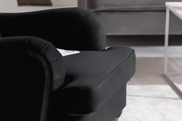 Howard Riviera Sammetsfåtölj - Svart - Möbler - Fåtölj & stolar - Fåtölj - Howard fåtölj