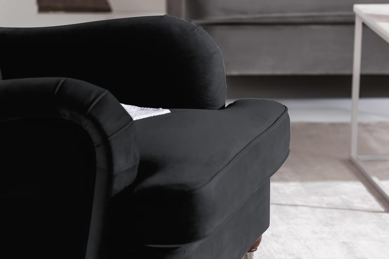 Howard Riviera Sammetsfåtölj - Svart - Möbler - Fåtölj & stolar - Fåtölj - Howard fåtölj