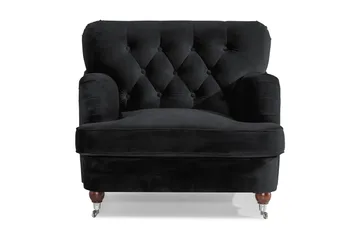 Howard Riviera Sammetsfåtölj - Svart - Möbler - Fåtölj & stolar - Fåtölj - Howard fåtölj