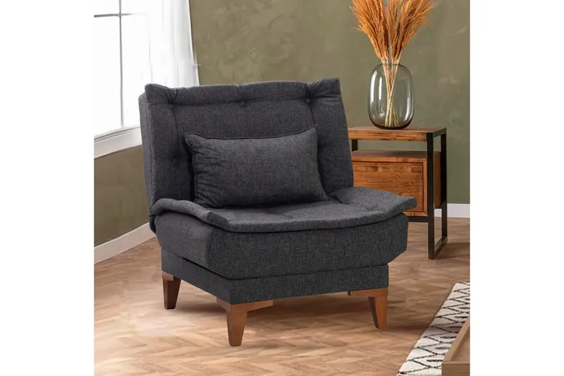 Hunterville Fåtölj - Antracit - Möbler - Fåtölj & stolar - Fåtölj - Fåtölj utan armstöd