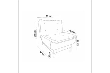 Hunterville Fåtölj - Grön - Möbler - Fåtölj & stolar - Fåtölj - Fåtölj utan armstöd