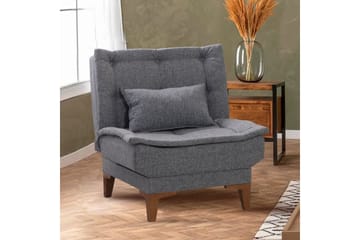 Hunterville Fåtölj - Mörkgrå - Möbler - Fåtölj & stolar - Fåtölj