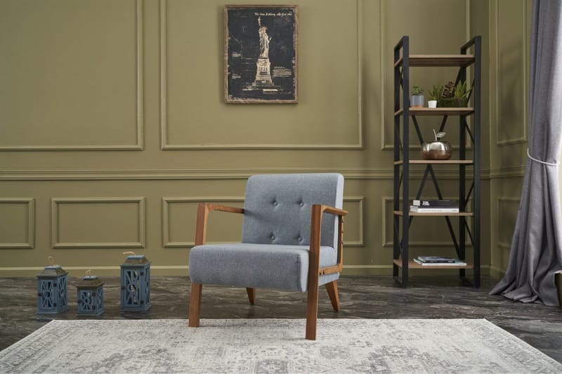 Husada Fåtölj - Ljusblå - Möbler - Fåtölj & stolar - Fåtölj