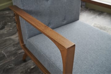 Husada Fåtölj - Ljusblå - Möbler - Fåtölj & stolar - Fåtölj