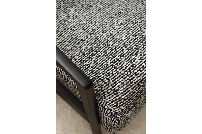 Illen Öronlappsfåtölj - Svart/Vit - Möbler - Fåtölj & stolar - Fåtölj - Öronlappsfåtölj