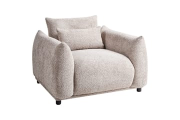 Fåtölj Jamsa - Beige, svart - Möbler - Fåtölj & stolar - Fåtölj