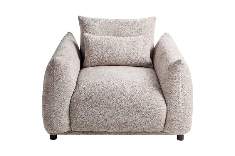 Fåtölj Jamsa - Beige, svart - Möbler - Fåtölj & stolar - Fåtölj