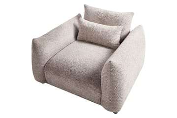 Fåtölj Jamsa - Beige, svart - Möbler - Fåtölj & stolar - Fåtölj