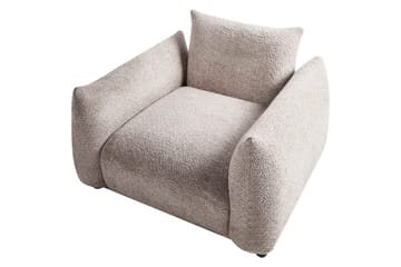 Fåtölj Jamsa - Beige, svart - Möbler - Fåtölj & stolar - Fåtölj