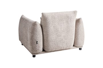 Fåtölj Jamsa - Beige, svart - Möbler - Fåtölj & stolar - Fåtölj