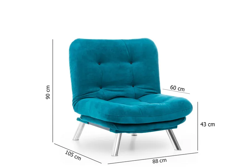 Janiece Fåtölj - Blågrön - Möbler - Fåtölj & stolar - Fåtölj