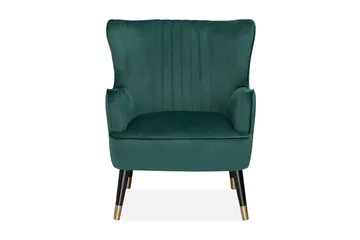 Jermeka Fåtölj Sammet - Grön - Möbler - Fåtölj & stolar - Fåtölj