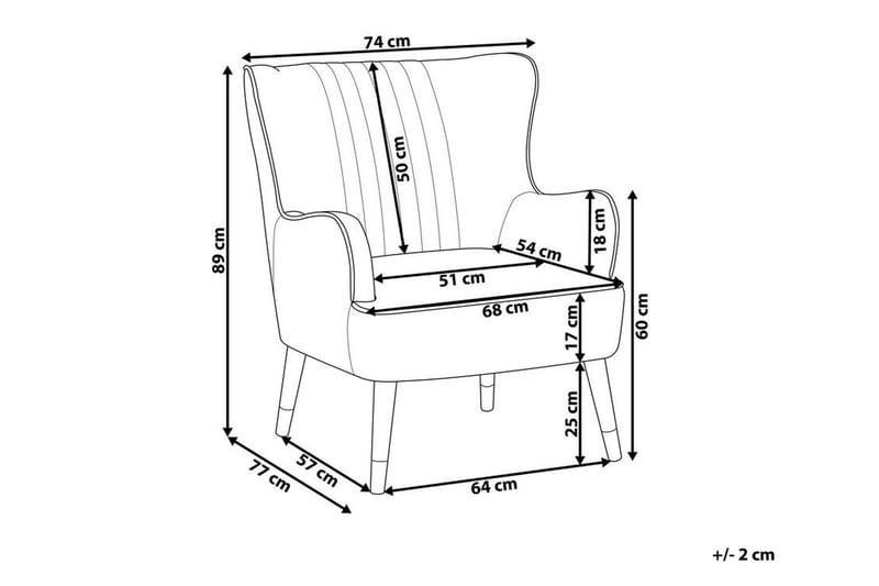 Jermeka Fåtölj Sammet - Grön - Möbler - Fåtölj & stolar - Fåtölj