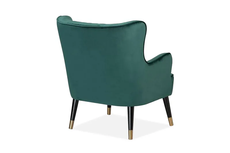 Jermeka Fåtölj Sammet - Grön - Möbler - Fåtölj & stolar - Fåtölj