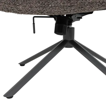 Justerbar Snurrfåtölj Soren - Brun - Möbler - Fåtölj & stolar - Fåtölj - Fåtölj utan armstöd