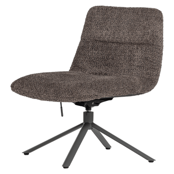 Justerbar Snurrfåtölj Soren - Brun - Möbler - Fåtölj & stolar - Fåtölj