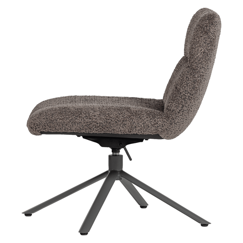 Justerbar Snurrfåtölj Soren - Brun - Möbler - Fåtölj & stolar - Fåtölj - Fåtölj utan armstöd