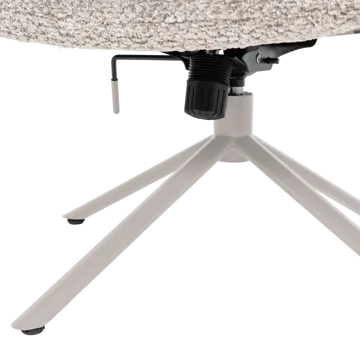 Justerbar Snurrfåtölj Soren - Grå - Möbler - Fåtölj & stolar - Fåtölj