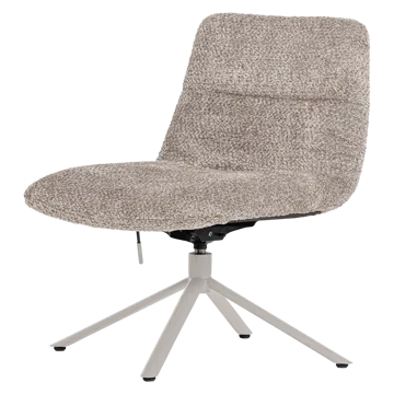 Justerbar Snurrfåtölj Soren - Grå - Möbler - Fåtölj & stolar - Fåtölj