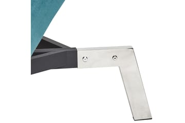 Karyne Schäslong 179 cm - Blå/Silver - Möbler - Fåtölj & stolar - Fåtölj - Liggfåtölj