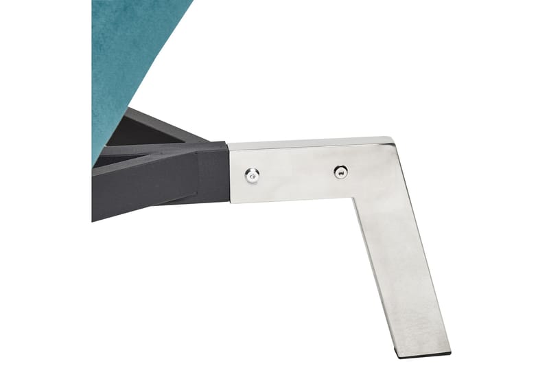 Karyne Schäslong 179 cm - Blå/Silver - Möbler - Fåtölj & stolar - Fåtölj - Liggfåtölj