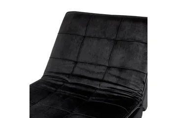 Karyne Schäslong 179 cm - Svart/Silver - Möbler - Fåtölj & stolar - Fåtölj - Liggfåtölj