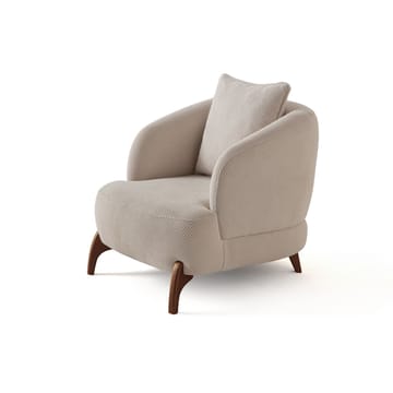Kelnor Öronlappsfåtölj 80x78x80 cm - Beige - Möbler - Fåtölj & stolar - Fåtölj - Öronlappsfåtölj